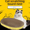 Corrugated Paper Cat Bed Scratching Board Oval Protective Furniture ClawSafe Lounge For Cats 0