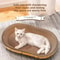 Corrugated Paper Cat Bed Scratching Board Oval Protective Furniture ClawSafe Lounge For Cats 1