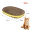 Corrugated Paper Cat Bed Scratching Board Oval Protective Furniture ClawSafe Lounge For Cats 2