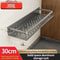 Aluminum WallMounted Kitchen Bathroom Storage Organizer Shelf 0