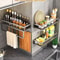 Aluminum WallMounted Kitchen Bathroom Storage Organizer Shelf 2