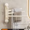 Suction Cup Rotating MultiBar Towel Rack NoDrill Folding Bathroom Kitchen Organizer 4