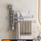 Suction Cup Rotating MultiBar Towel Rack NoDrill Folding Bathroom Kitchen Organizer 7