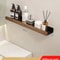 Wooden WallMounted Bathroom Living Room Shelf SpaceSaving Wall Storage Rack 12