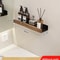 Wooden WallMounted Bathroom Living Room Shelf SpaceSaving Wall Storage Rack 15