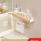 Wooden WallMounted Bathroom Living Room Shelf SpaceSaving Wall Storage Rack 27