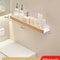 Wooden WallMounted Bathroom Living Room Shelf SpaceSaving Wall Storage Rack 22