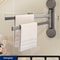 Rotating SuctionCup Towel Rack NoDrill WallMounted Bathroom Kitchen Organizer 3