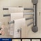Rotating SuctionCup Towel Rack NoDrill WallMounted Bathroom Kitchen Organizer 9