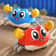 DoubleLoop Running Crab Octopus Toy Inertia PullAlong Kids PushAndGo Walker For Toddlers 0
