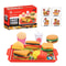 9Piece Kids Pretend Play Food Toy Set Hamburger Fries Hot Dog Play Kitchen Toy For Toddlers 3