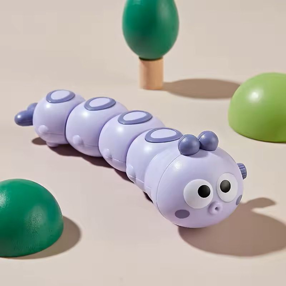 Cartoon Caterpillar PullAlong Running Baby Toy Fun Moving Toy For Toddlers Babies 4