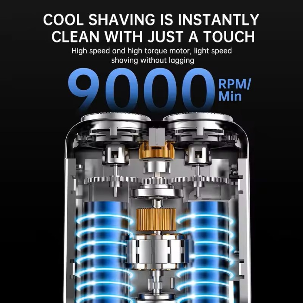 MiniSmart Rechargeable DualBlade Portable Shaver 11