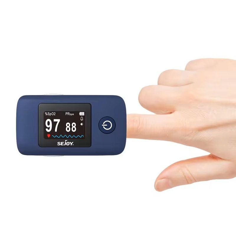 Smart Health Dual Monitor Wrist Blood Pressure Finger Pulse Oximeter 1