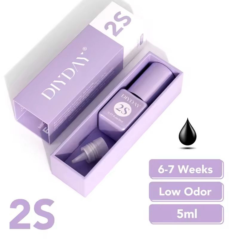 DIYDAY FastDry Lash Extension Adhesive LowOdor 03S3S Eyelash Extension Glue 5 Ml 0