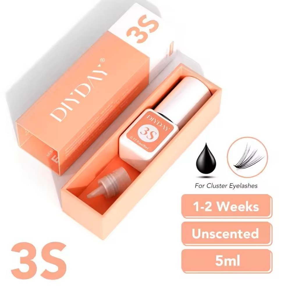 DIYDAY FastDry Lash Extension Adhesive LowOdor 03S3S Eyelash Extension Glue 5 Ml 2