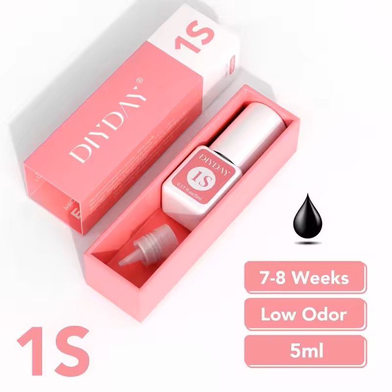 DIYDAY FastDry Lash Extension Adhesive LowOdor 03S3S Eyelash Extension Glue 5 Ml 3