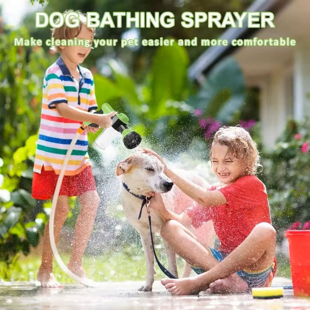 8in1 Dog Shower Sprayer HighPressure Pet Bath Hose Nozzle AllPurpose Dog Cat Wash Tool 5