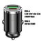 100 W Hidden Car USB Charger Dual USB Port Cigarette Lighter Adapter With 30 W PD Fast Charging iPh 3