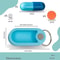 Mini Waterproof Pocket Pill Box Keychain Compact EDC Medicine Emergency Capsule Holder 7