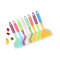 RandomColor Silicone Kitchen Spatula HeatResistant Cooking Baking Utensil For Eggs Pizza Meat 1