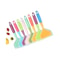 RandomColor Silicone Kitchen Spatula HeatResistant Cooking Baking Utensil For Eggs Pizza Meat 1