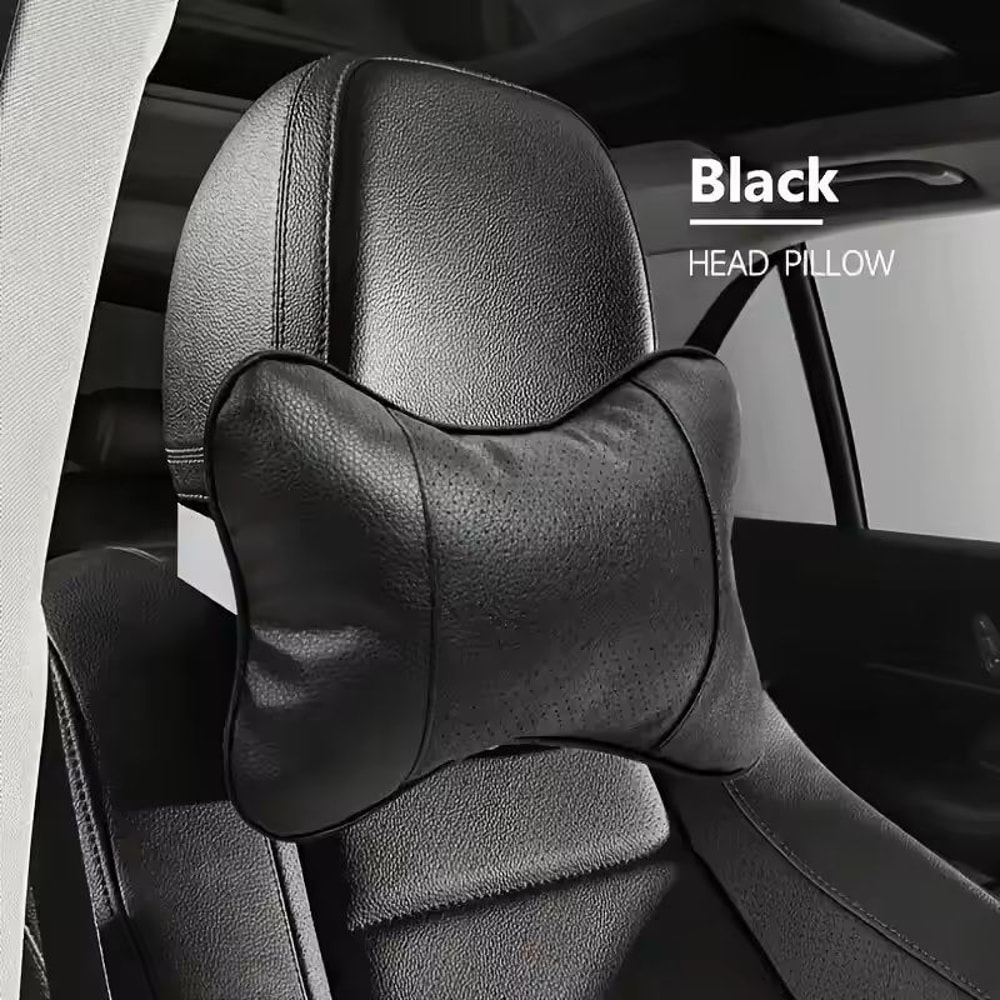 Breathable Mesh Headrest Pillow Car Seat Neck Head Support Cushion For Driver Passenger Comfort 3
