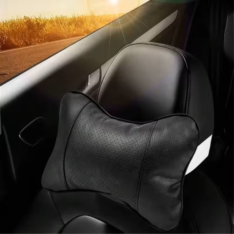 Breathable Mesh Headrest Pillow Car Seat Neck Head Support Cushion For Driver Passenger Comfort 4
