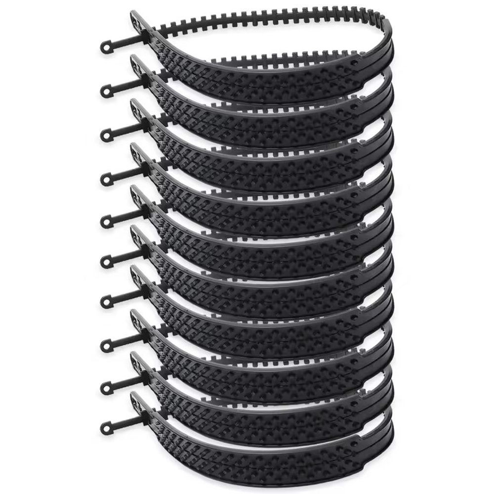 Plastic Snow Chains For Car Tires AntiSlip Winter Wheel Chains 10 20Piece Set For Snow Ice Mud 1