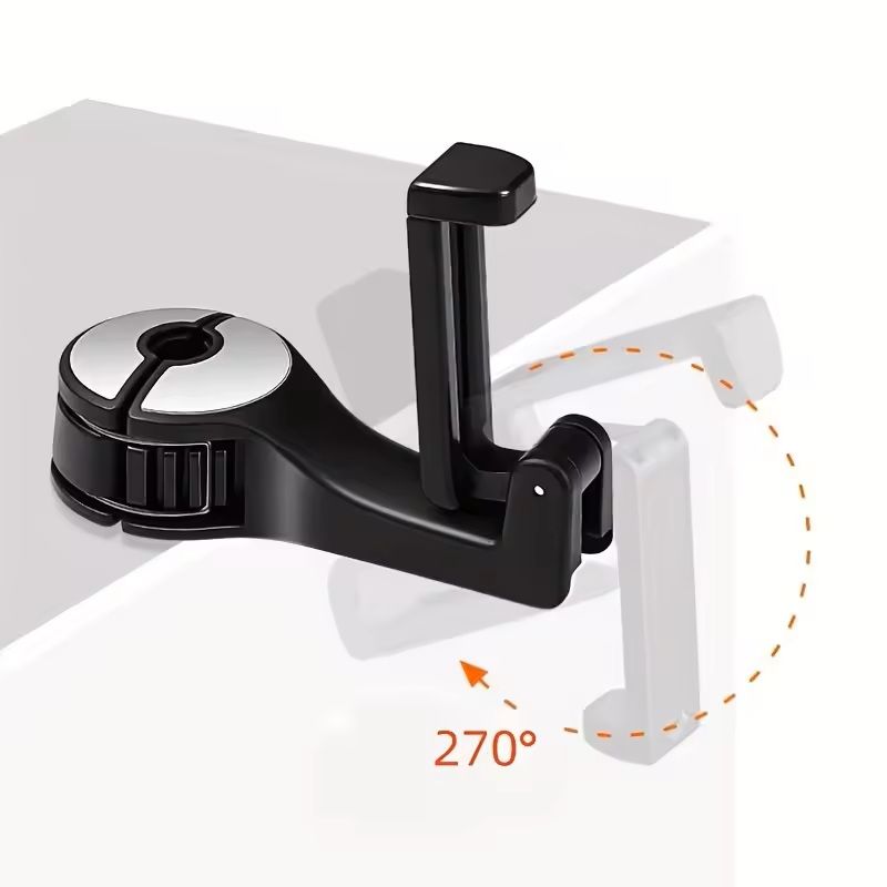 Multifunction Headrest Phone Holder Hook Adjustable Rear Seat Car Mount For Phones GPS Bags 6