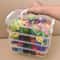 Transparent Building Blocks Storage Box Stackable MoistureProof Grid Drawer Organizer For Toys Cra 1