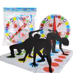 active indoor & outdoor party fun board games for kids, adults, family and friends - twist body games