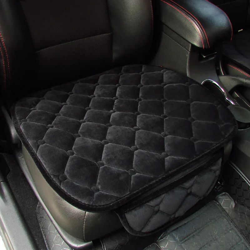 Plush NonSlip Car Front And Back Seat Protector Soft Durable Seat Cushion Mat For Comfort Protect 6