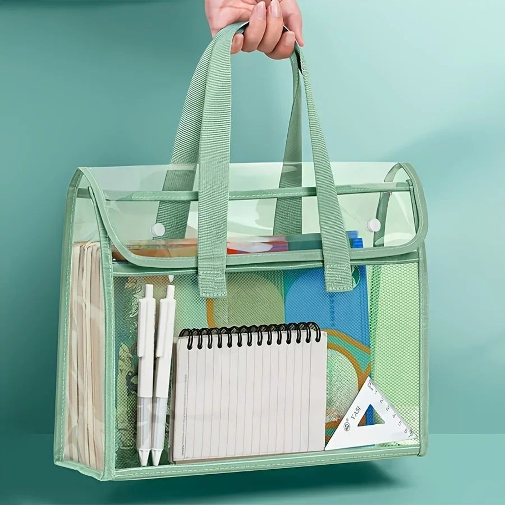 Large Capacity Transparent Waterproof Expanding File Folder Portable PVC SelfAdhesive Document Sto 3