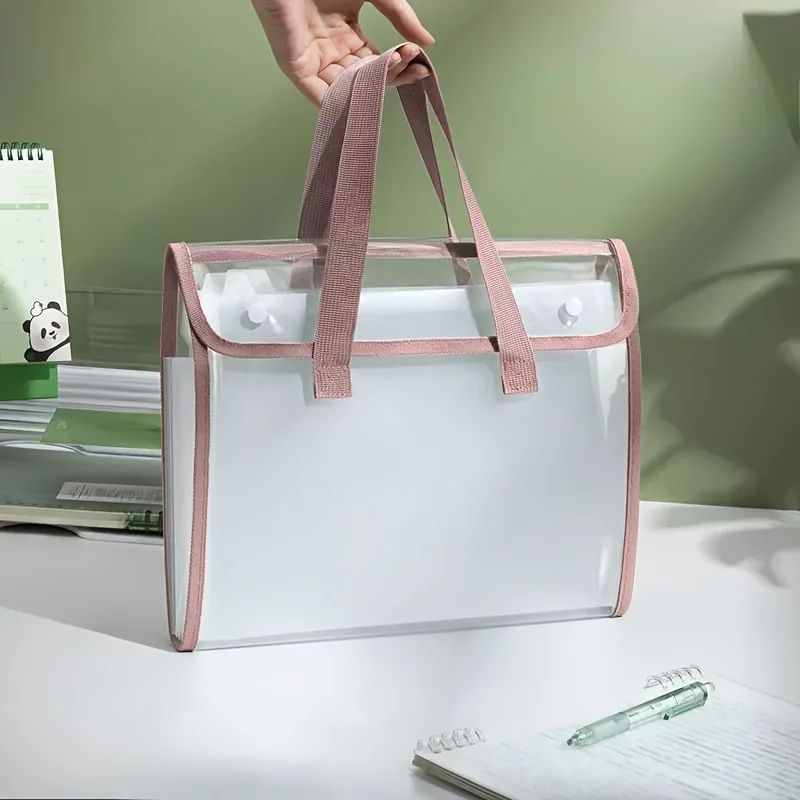 Large Capacity Transparent Waterproof Expanding File Folder Portable PVC SelfAdhesive Document Sto 11