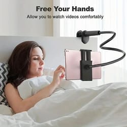 adjustable bed & desk tablet phone mount – flexible long arm clamp stand for ipad, samsung, xiaomi 4.7–11 in