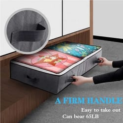 ultra space under bed storage bags – large capacity foldable quilt & clothes organizer, dustproof wardrobe storage box