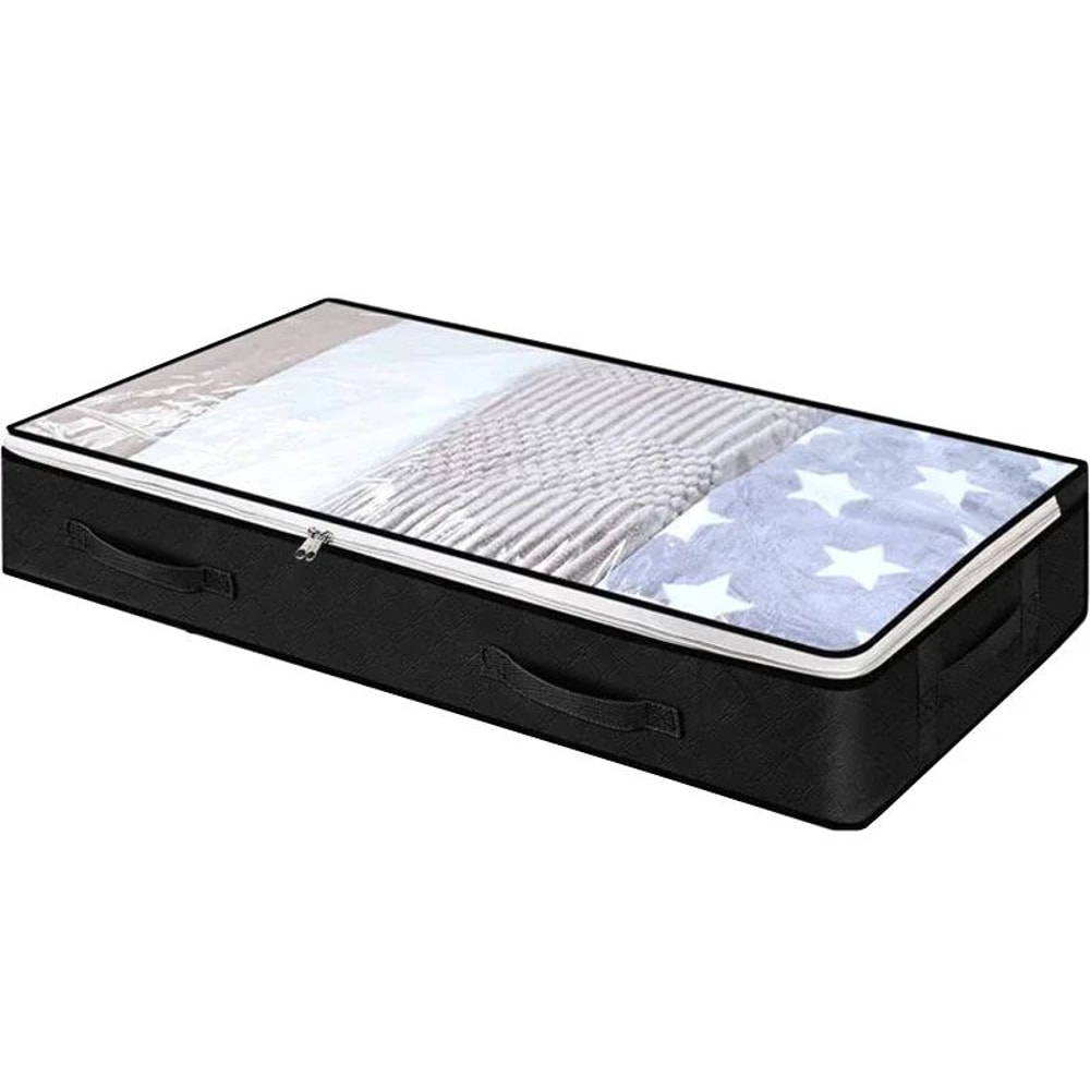 Ultra Space Under Bed Storage Bags Large Capacity Foldable Quilt Clothes Organizer Dustproof Ward