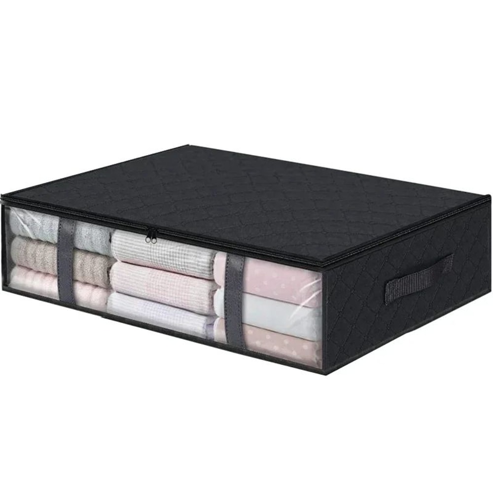 Ultra Space Under Bed Storage Bags Large Capacity Foldable Quilt Clothes Organizer Dustproof Ward