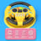 Infant Musical Steering Wheel Toy For Stroller Car LightUp Early Learning Driving Toy With Sounds