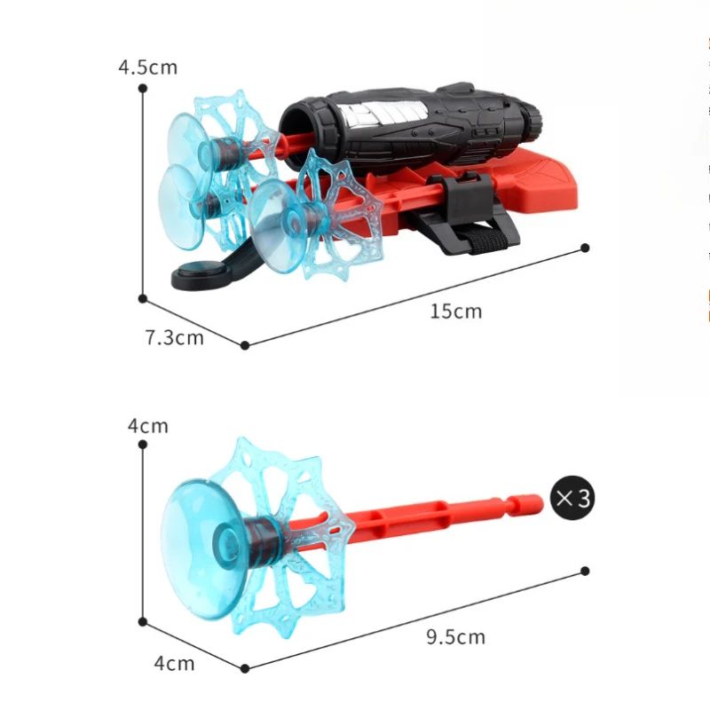 Anime Hero Action Figure Wrist Launcher Glove Set Kids Role Play Toy With Collectible Figures Bat 5