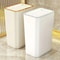 Odor Proof One Touch Trash Can Leakproof Space Saving Bathroom Kitchen Bin With Modern Durable Pl 0