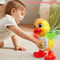 Electric Interactive Dancing Duck Toy With Music Flashing Lights Educational Musical Animal Toy F 1