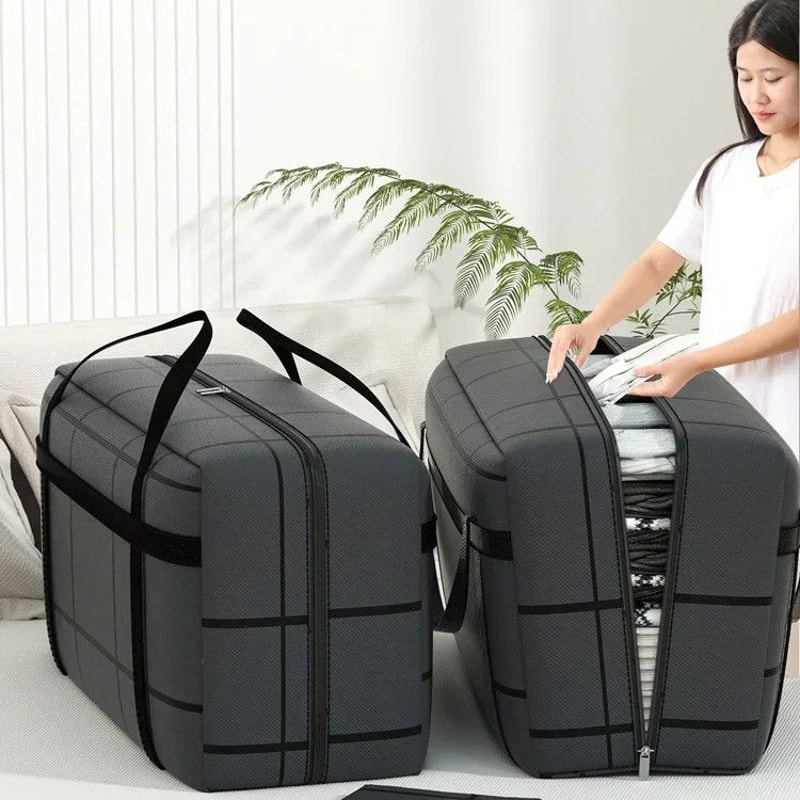 HeavyDuty Foldable Waterproof Travel Storage Bag Large Multifunctional Duffel For Camping Moving 2