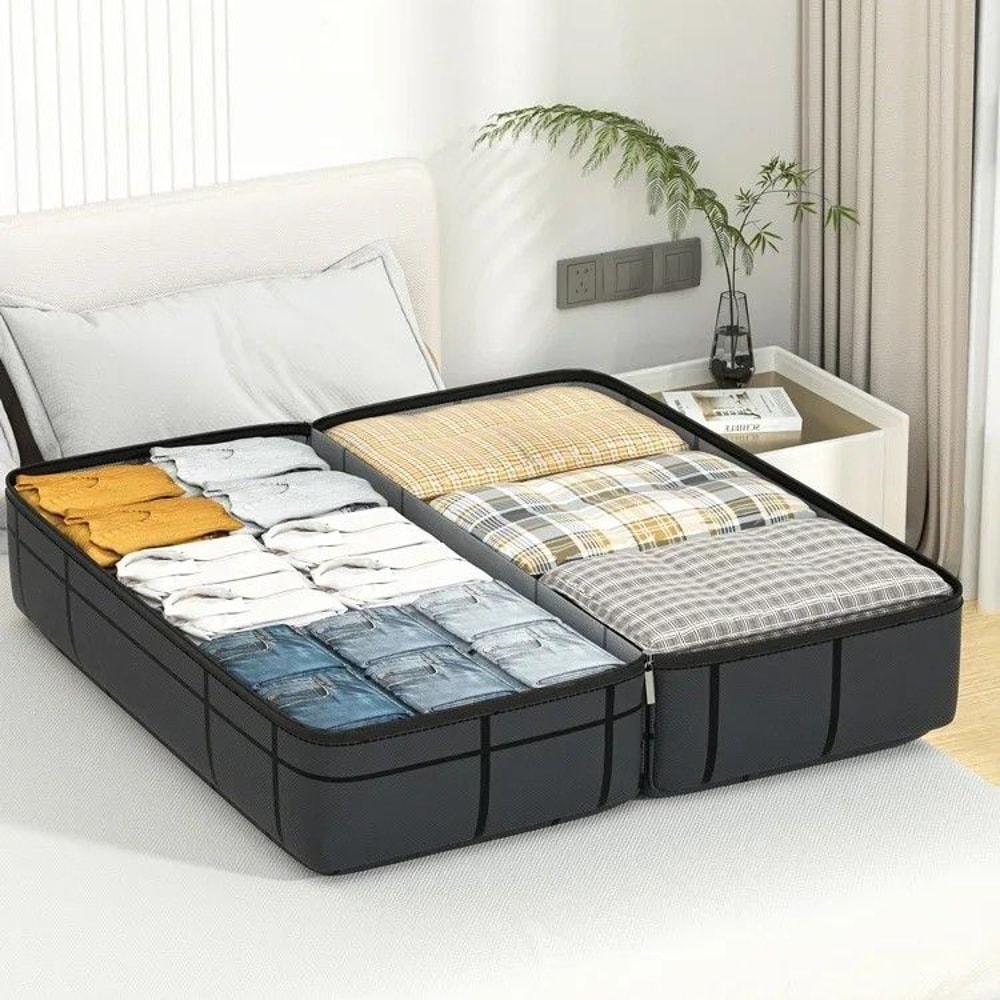 HeavyDuty Foldable Waterproof Travel Storage Bag Large Multifunctional Duffel For Camping Moving 3