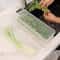 Airtight Refrigerator Storage Boxes With Lid Scallion Vegetable FreshKeeping Fridge Organizer 2