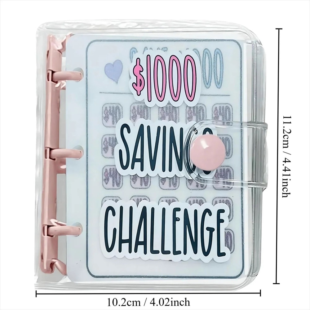 1000 Savings Challenge Binder Money Saving Binder With Envelopes Cash Budget Planner And Challenge 1