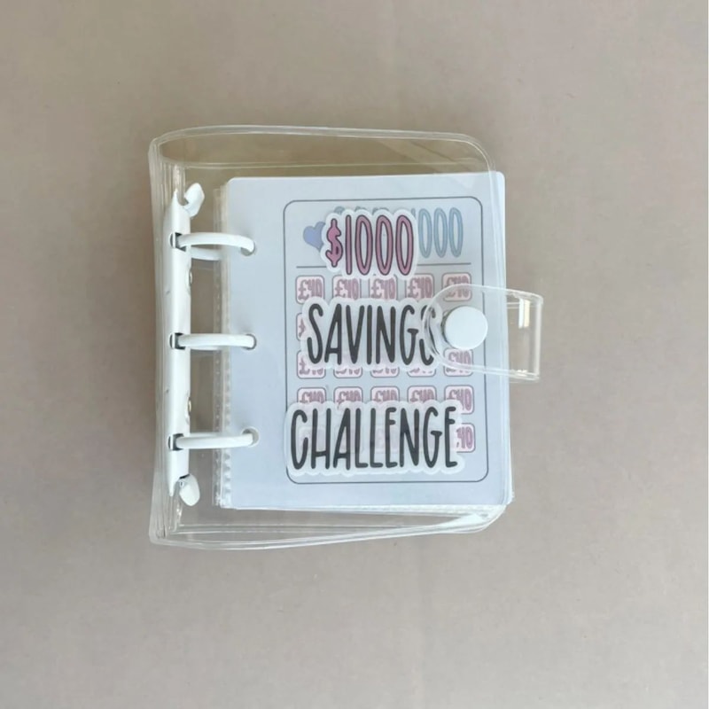 1000 Savings Challenge Binder Money Saving Binder With Envelopes Cash Budget Planner And Challenge 10