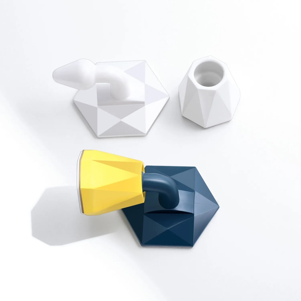 Silent Silicone Door Stopper No Drill Wall Mount Door Holder With Strong Suction Anti Bump Touch 3