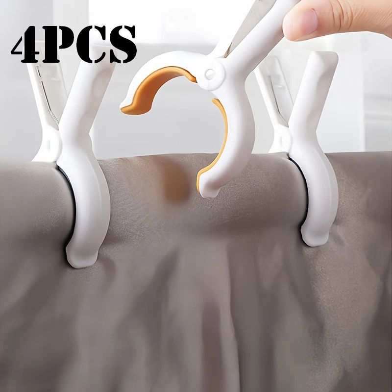 Windproof Beach Towel Clips 24 Pcs Per Pack HeavyDuty Plastic Quilt Clothes Hangers For Drying An 0